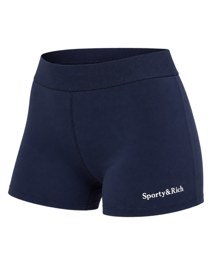 Serif Logo Active Short - Navy/White