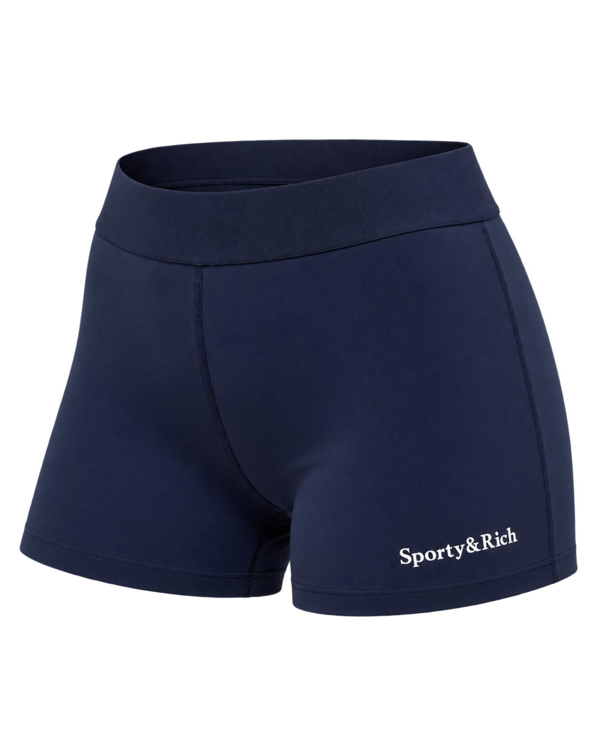 Serif Logo Active Short - Navy/White
