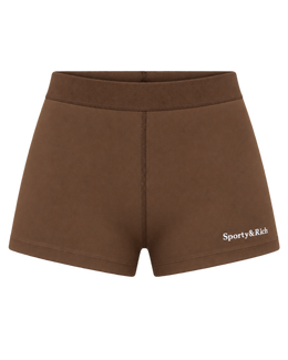 Serif Logo Active Short - Toffee/White