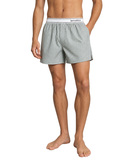 Serif Logo Boxer - Forest striped