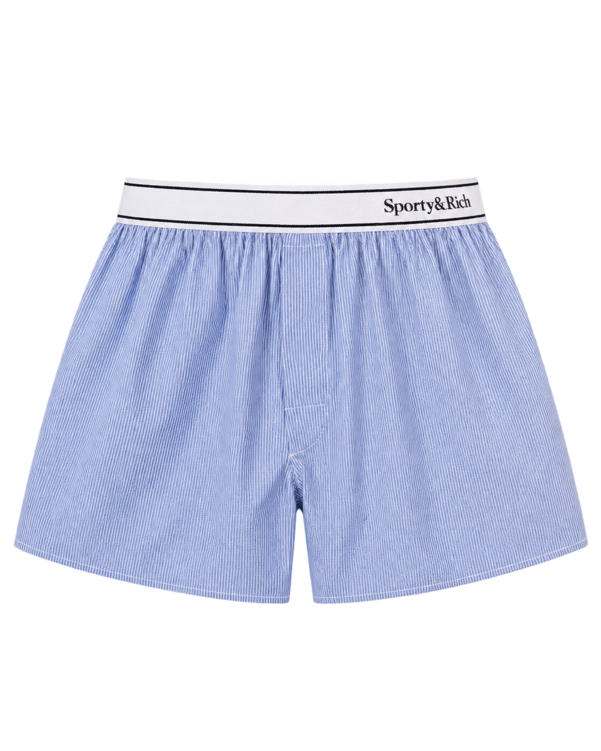 Serif Logo Boxer - Navy Stripe