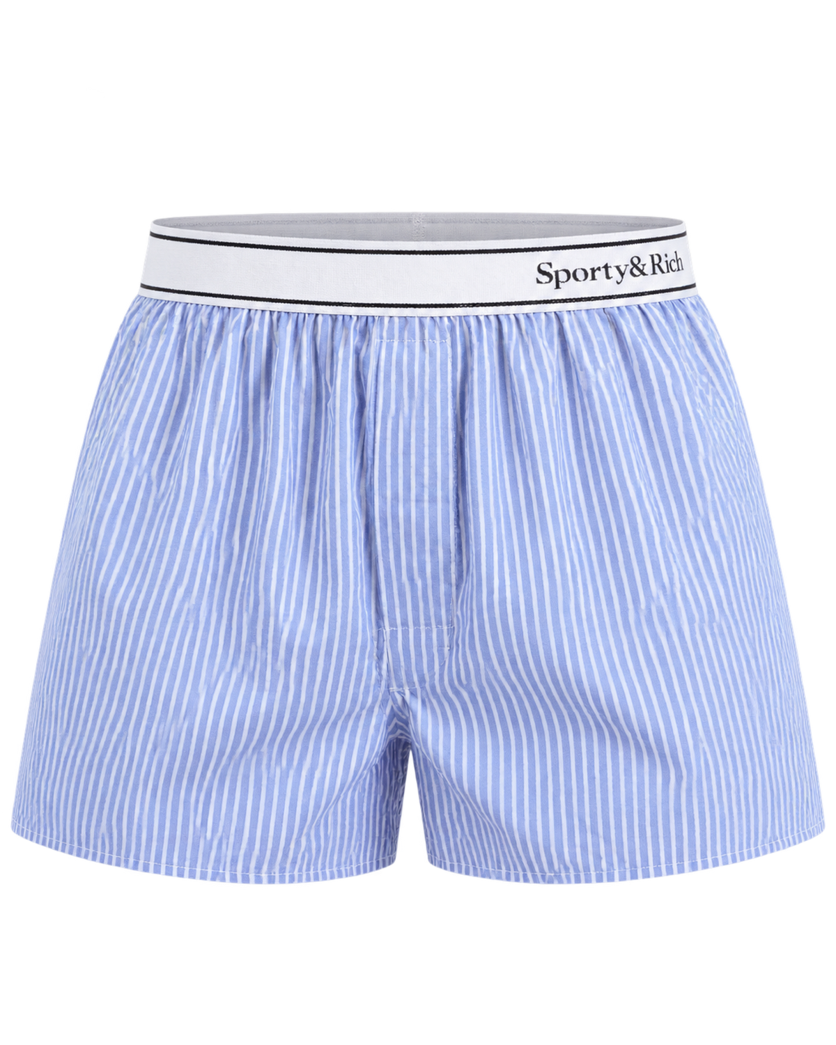 Serif Logo Boxer - Navy Stripe