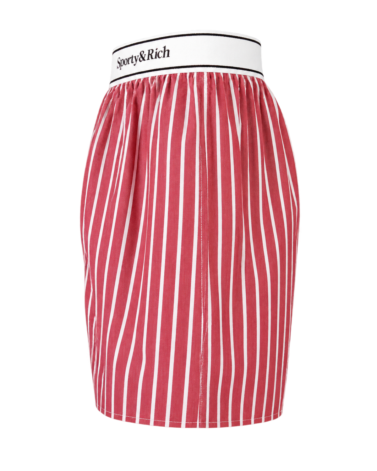 Serif Logo Boxer - Ruby Stripe