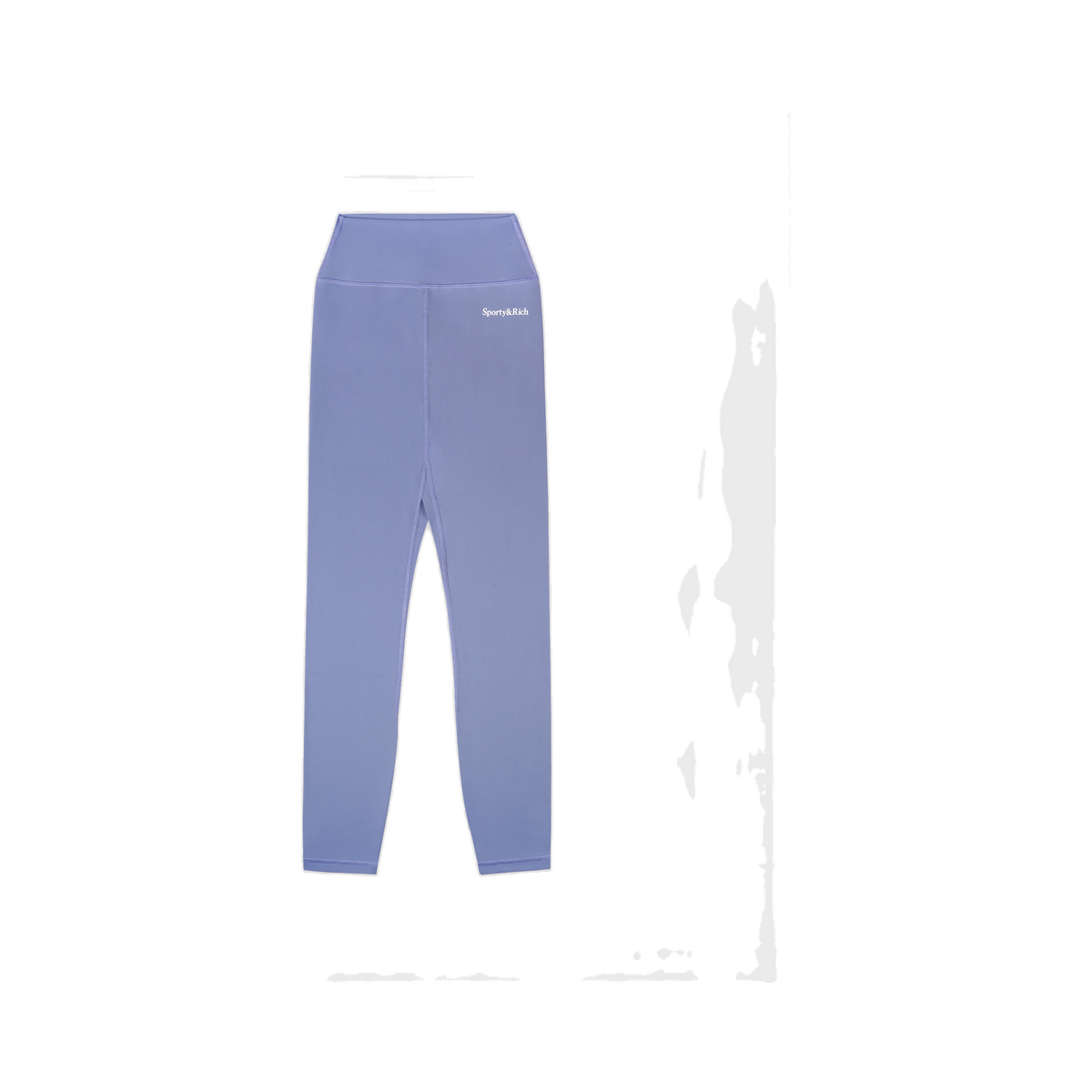 Serif Logo Legging - Colony Blue/White