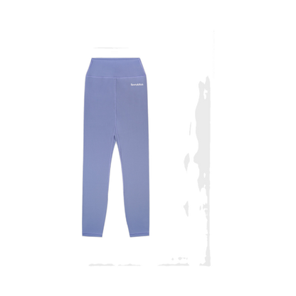 Serif Logo Legging - Colony Blue/White