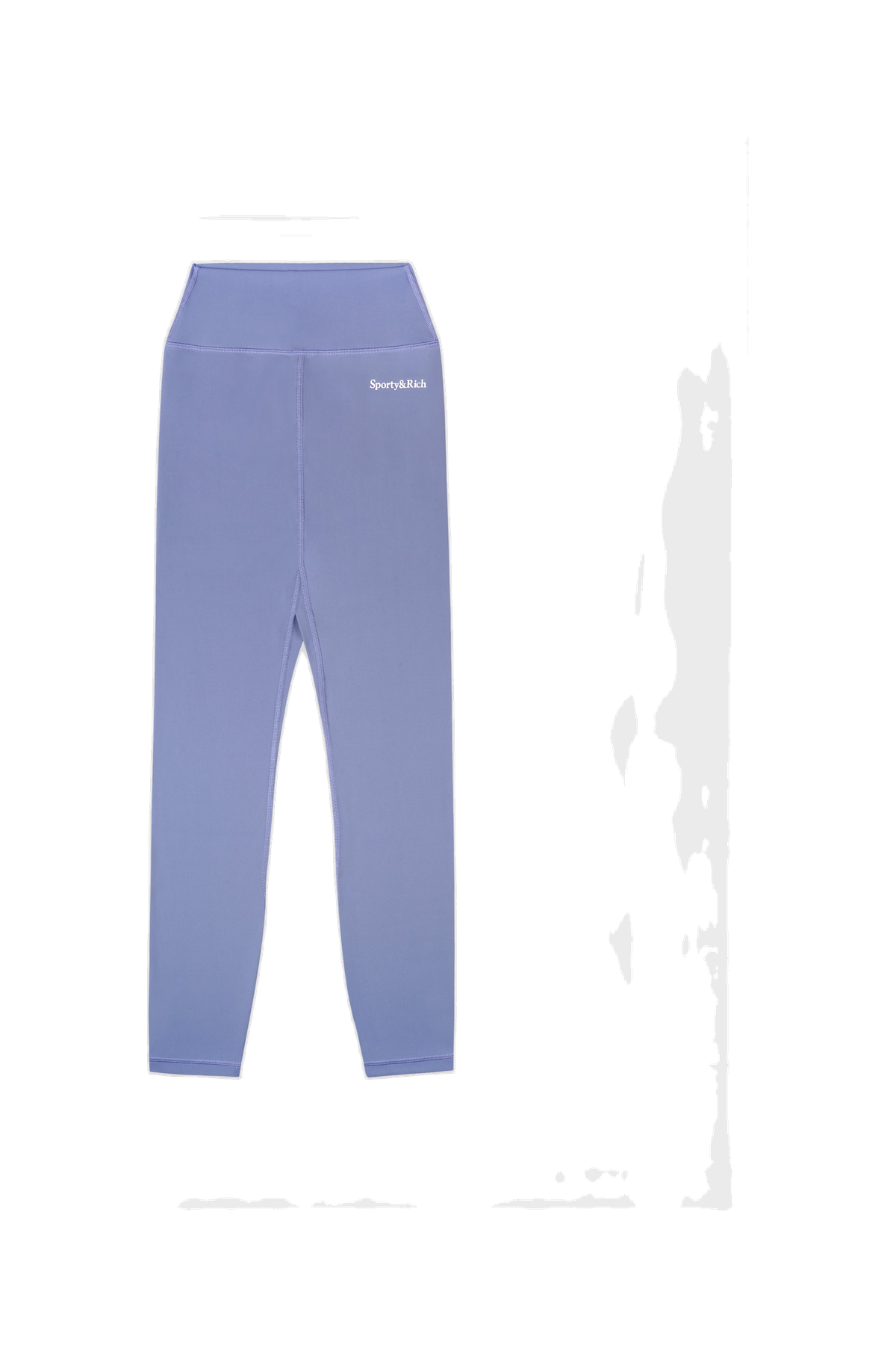 Serif Logo Legging - Colony Blue/White