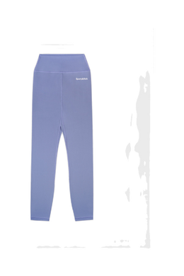 Serif Logo Legging - Colony Blue/White