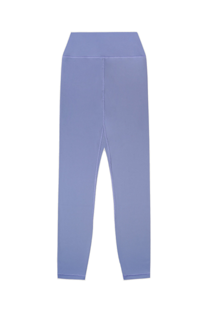 Serif Logo Legging - Colony Blue/White