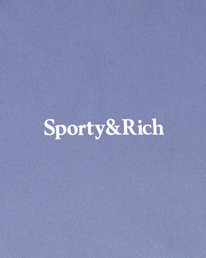 Serif Logo Legging - Colony Blue/White