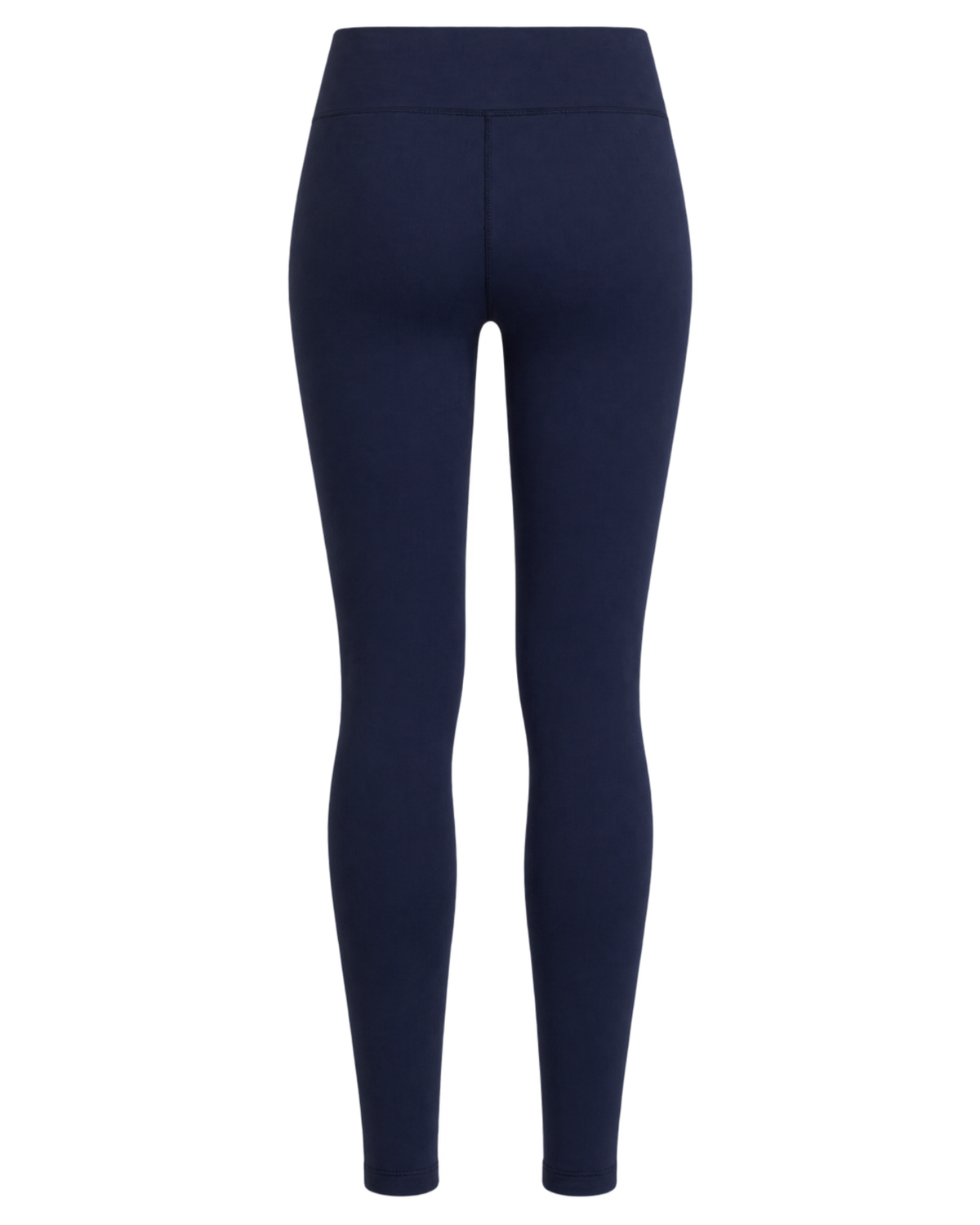 Serif Logo Legging - Navy/White