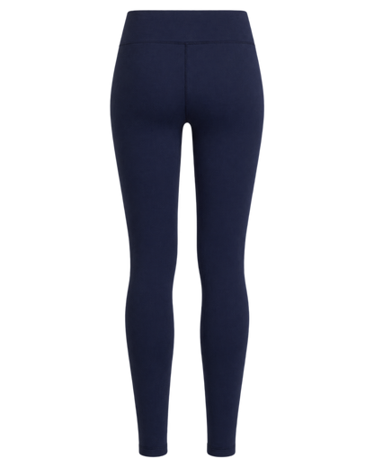 Serif Logo Legging - Navy/White