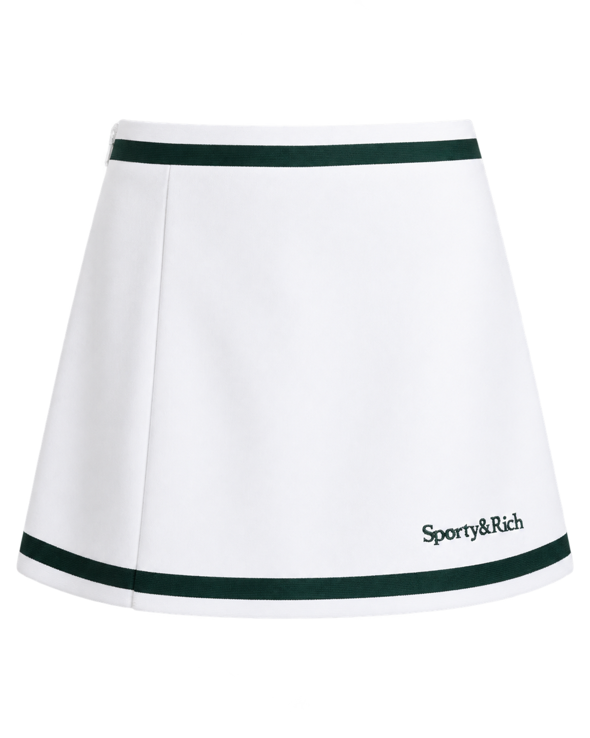 Serif Logo Mila Skirt - White/Forest
