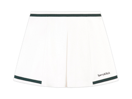 Serif Logo Mila Skirt - White/Forest