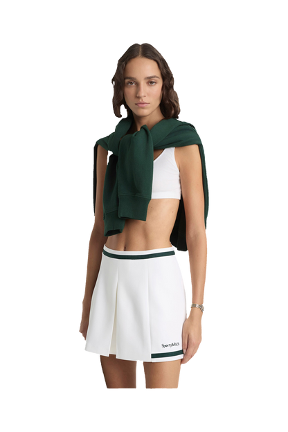 Serif Logo Mila Skirt - White/Forest