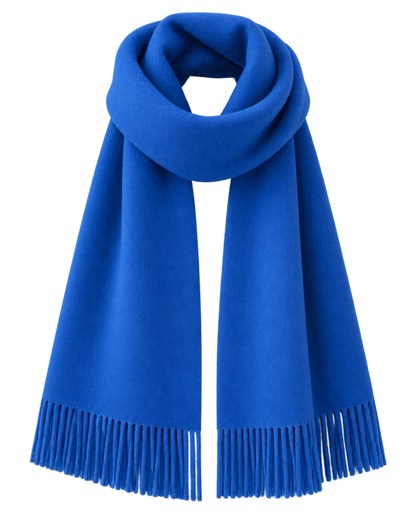 Serif Logo Scarf - Azure