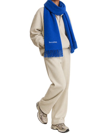Serif Logo Scarf - Azure