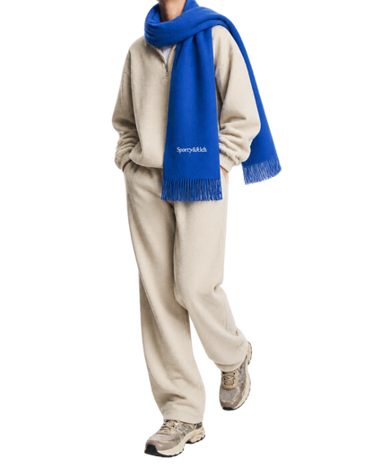 Serif Logo Scarf - Azure