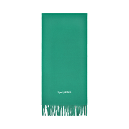 Serif Logo Scarf - Spring Green/Light Navy