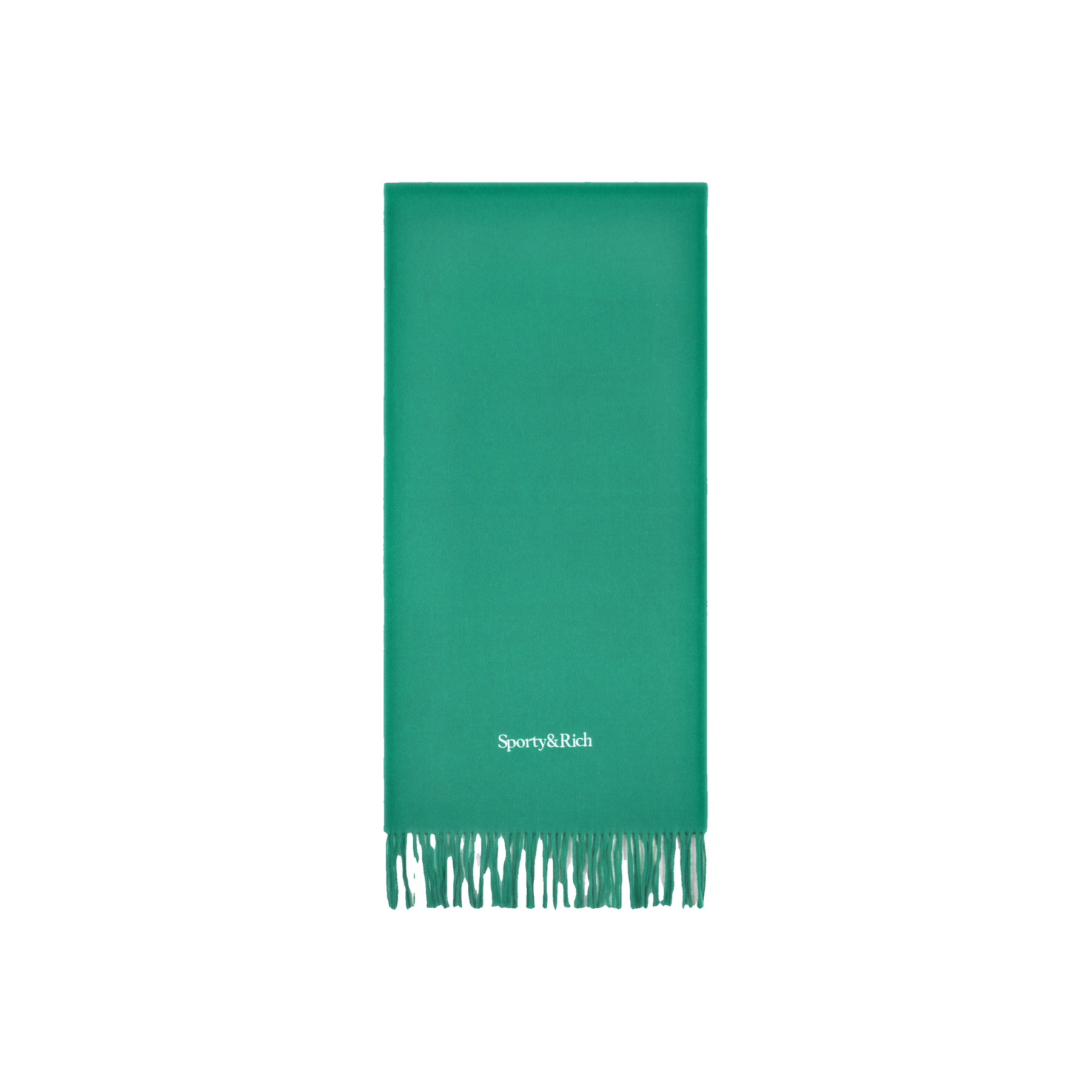 Serif Logo Scarf - Spring Green/Light Navy