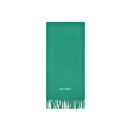 Serif Logo Scarf - Spring Green/Light Navy