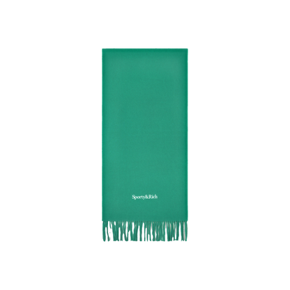 Serif Logo Scarf - Spring Green/Light Navy