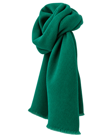 Serif Logo Scarf - Spring Green/Light Navy