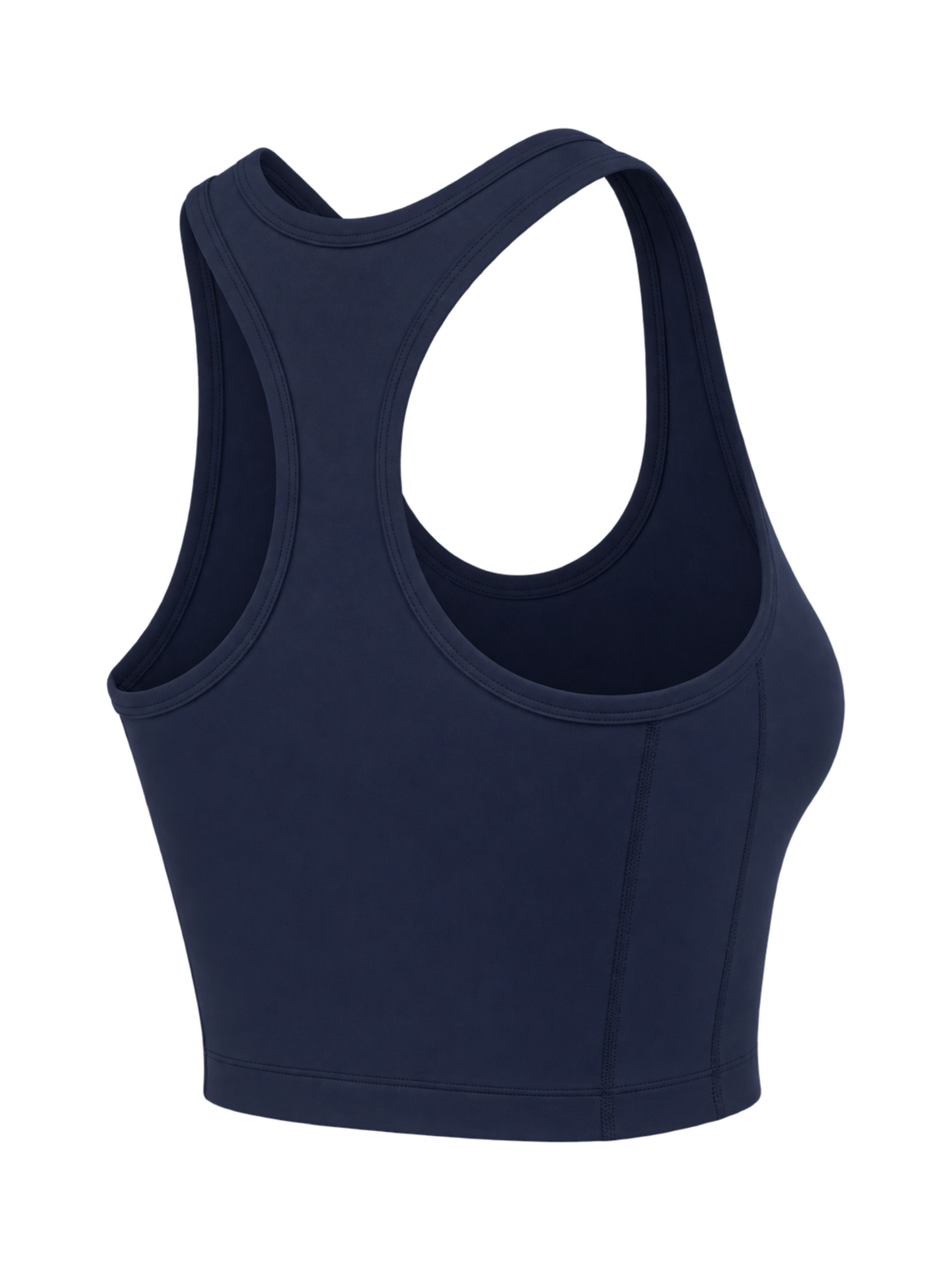 Serif Logo Sports Tank - Navy/White