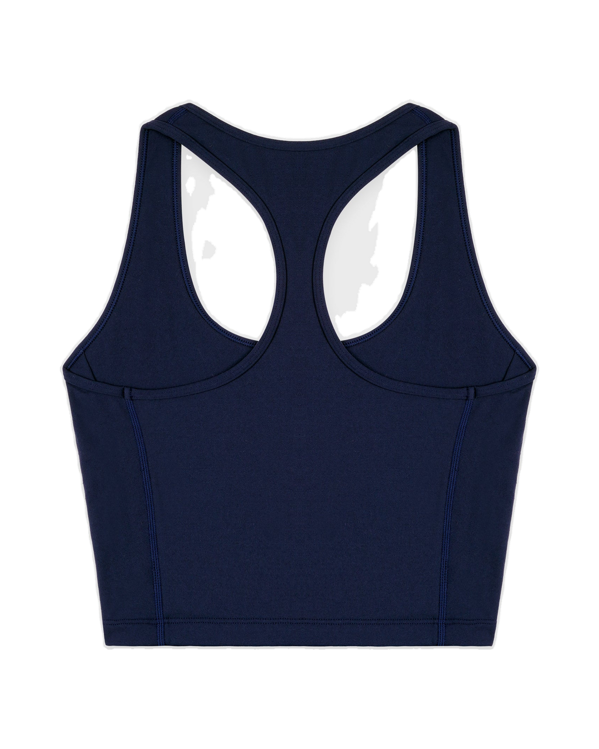 Serif Logo Sports Tank - Navy/White