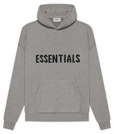 Essentials Knit Hoodie Heather Oatmeal