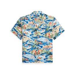 Short Sleeve Patterned Shirt
