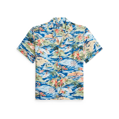 Short Sleeve Patterned Shirt