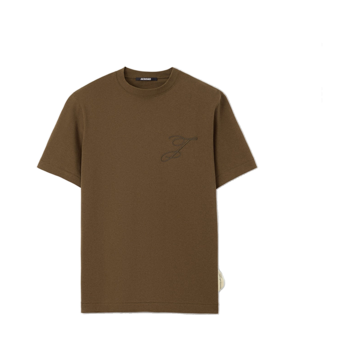 Short-sleeve t-shirt with embroidered logos.
