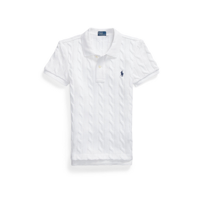 Short Sleeved Cable Knit Jumper