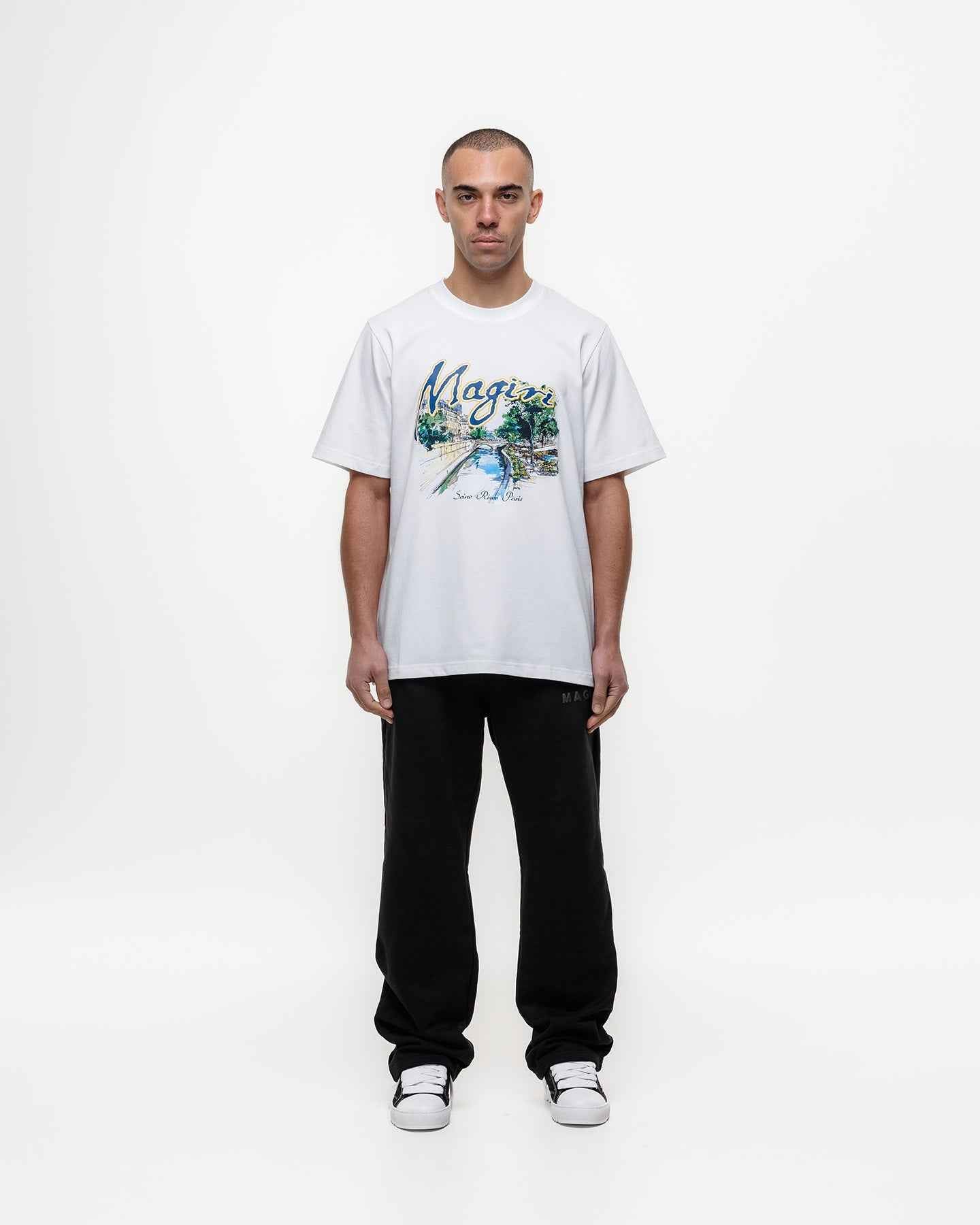 Magiri Seine River Printed T-Shirt in White