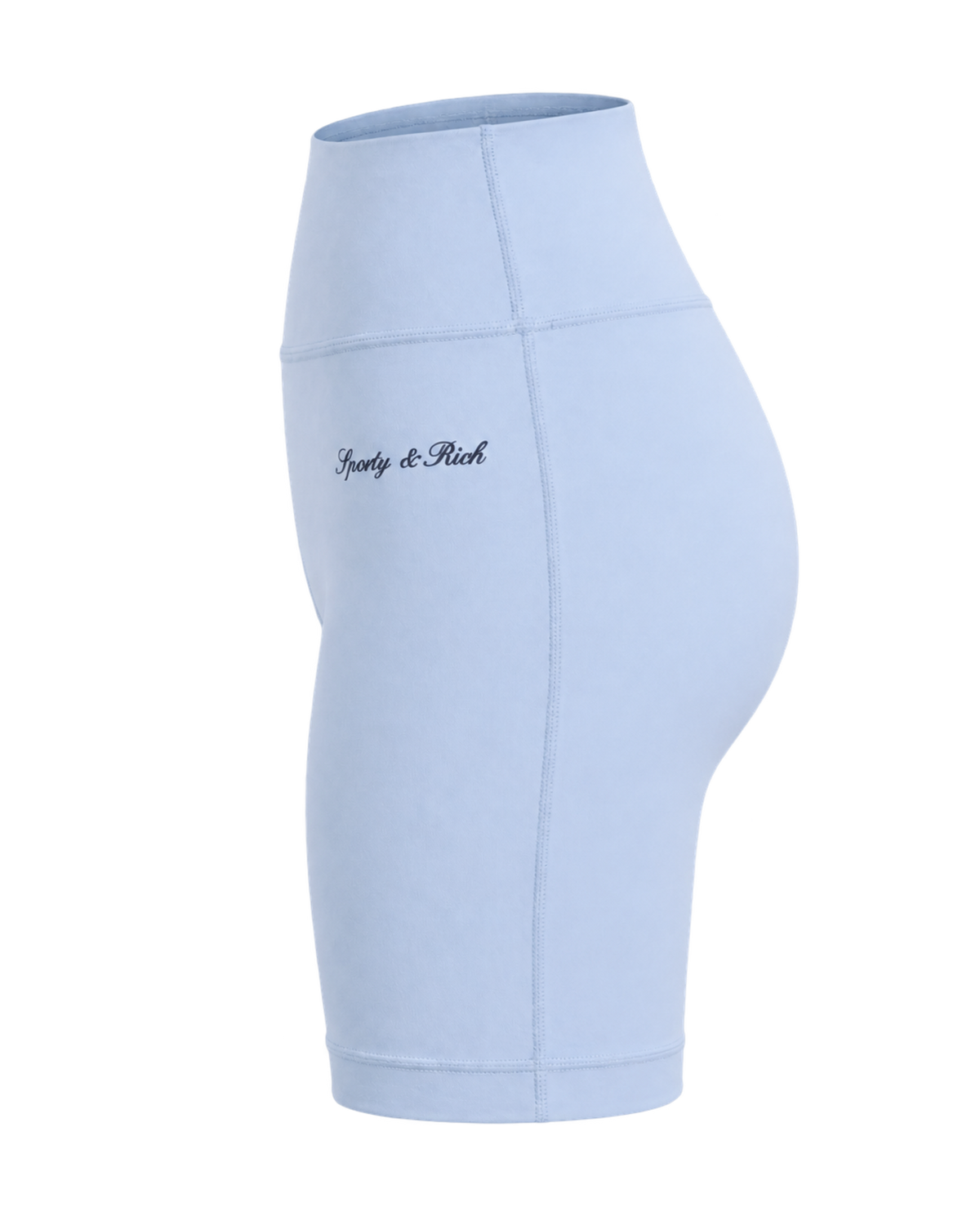 Signature Logo Biker Short - Faded Blue/Navy