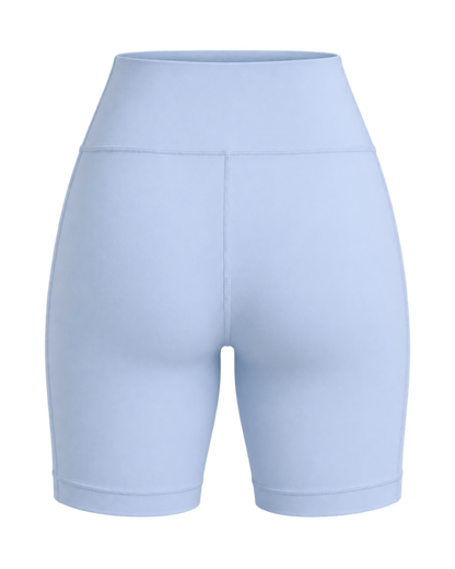 Signature Logo Biker Short - Faded Blue/Navy
