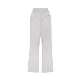 Signature Logo Flared Legging - Heather Gray/Navy