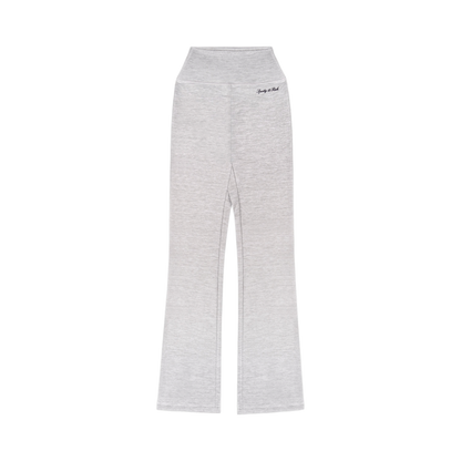 Signature Logo Flared Legging - Heather Gray/Navy
