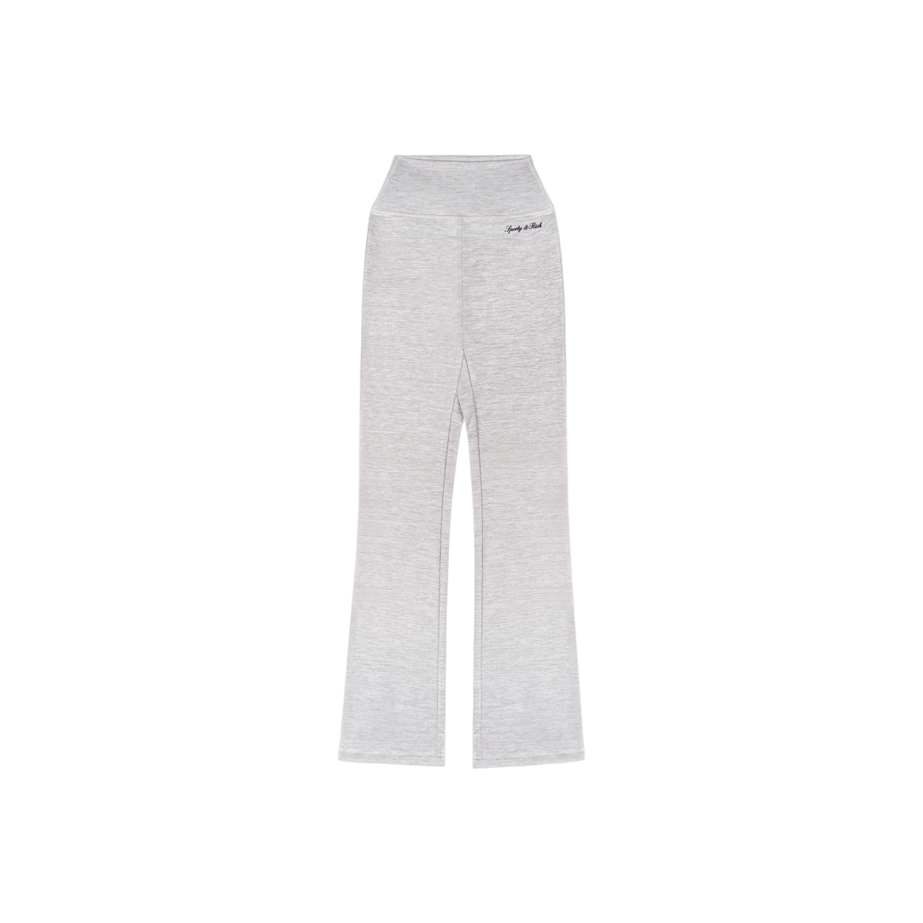 Signature Logo Flared Legging - Heather Gray/Navy