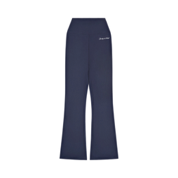 Signature Logo Flared Legging - Navy/White