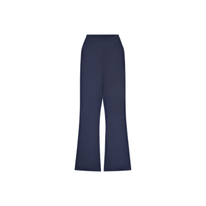 Signature Logo Flared Legging - Navy/White