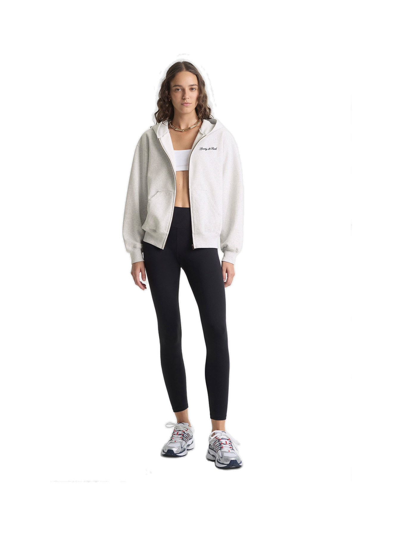 Signature Logo Legging - Black/White