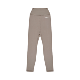 Signature Logo Legging - Hazelnut/White