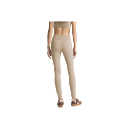 Signature Logo Legging - Hazelnut/White