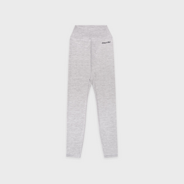 Signature Logo Legging - Heather Gray/Navy