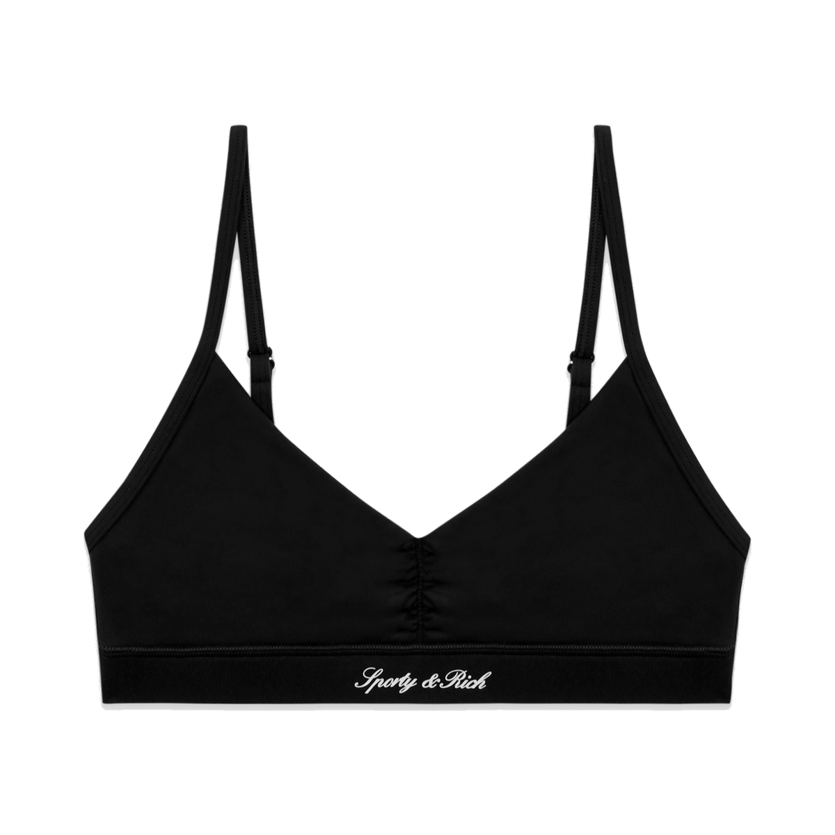 Signature Logo Mini Sports Bra - Black/White
