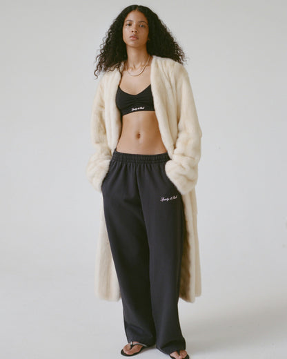 Signature Logo Mini Sports Bra - Black/White