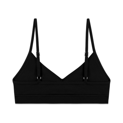 Signature Logo Mini Sports Bra - Black/White