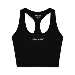 Signature Logo Sports Tank - Black/White