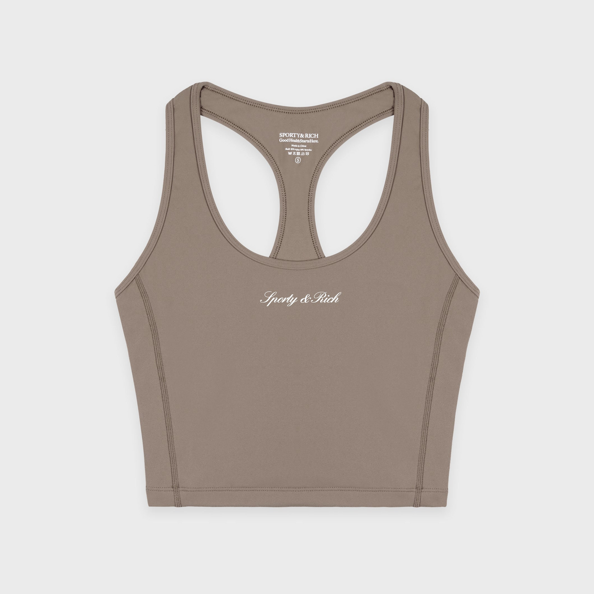 Signature Logo Sports Tank - Hazelnut